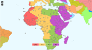 Africa Time Zone Map